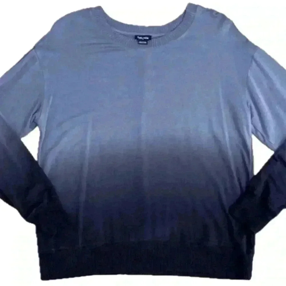 SPLENDID Buttery Ombre Dip Dye Sweater Top NWT XXL
